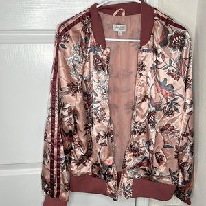 Charlotte Russe floral print jacket size L